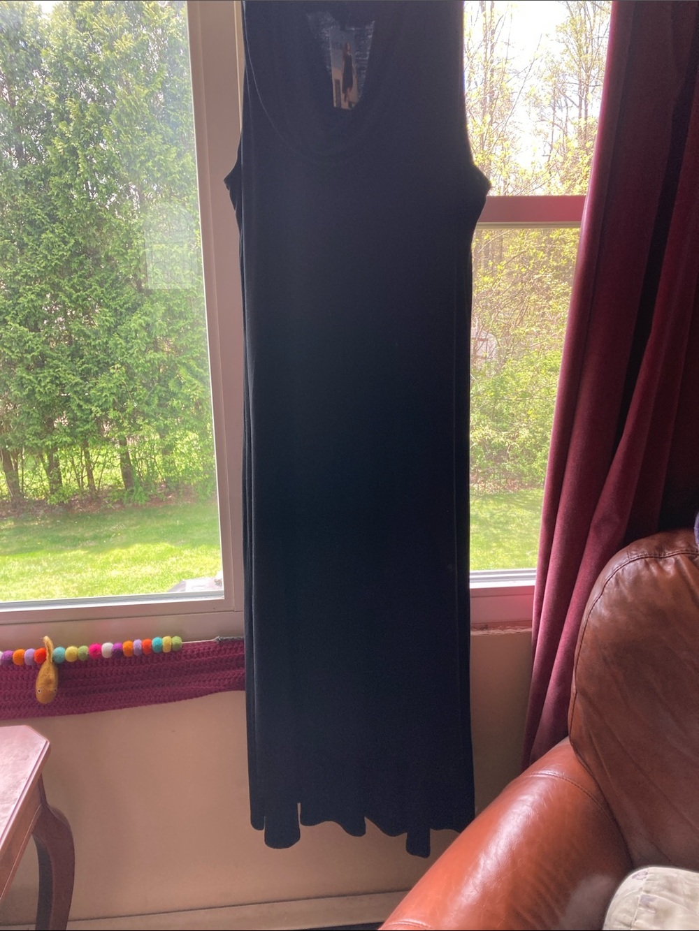 Karen Kane Black Sleeveless Maxi Dress